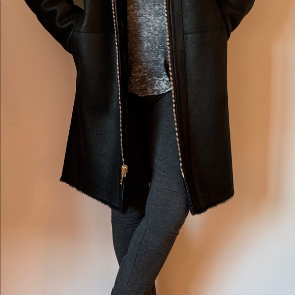 Massimo Dutti Reversible Leather 